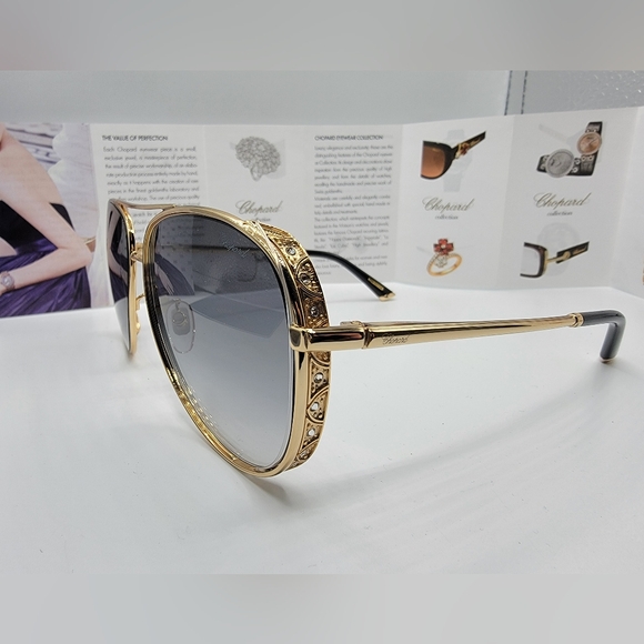 👑Chopard SCHD47S 23K Gold Plated🏆Red Carpet LTD Size59-14-140‼️ - Picture 1 of 16